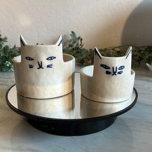 Anthropologie cat measuring nesting cups
